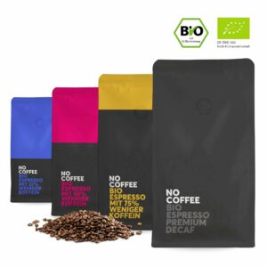 No Coffee – Probierbox unserer Premium Bio Espressi - 4x 250g
