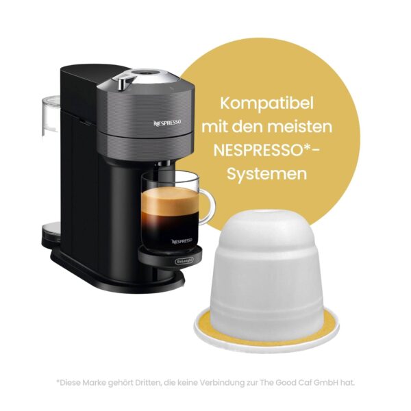 Kompatibel mit den meisten Nespresso Systemen