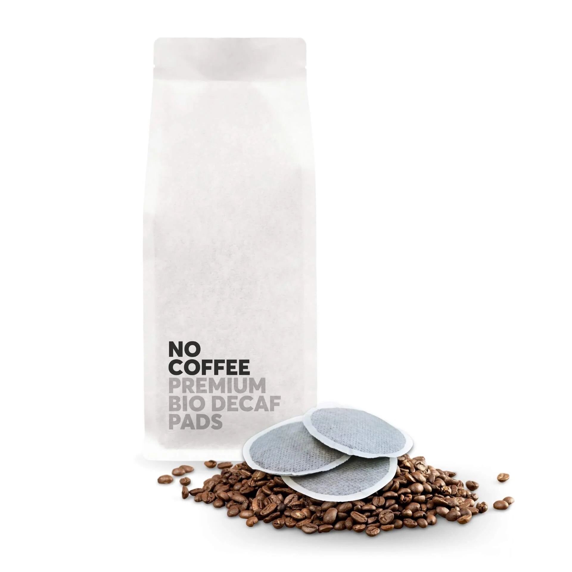 No Coffee - Premium Bio Kaffeepads - 20 Stk. - Kaffeepads - natürlich entkoffeiniert, koffeinfrei