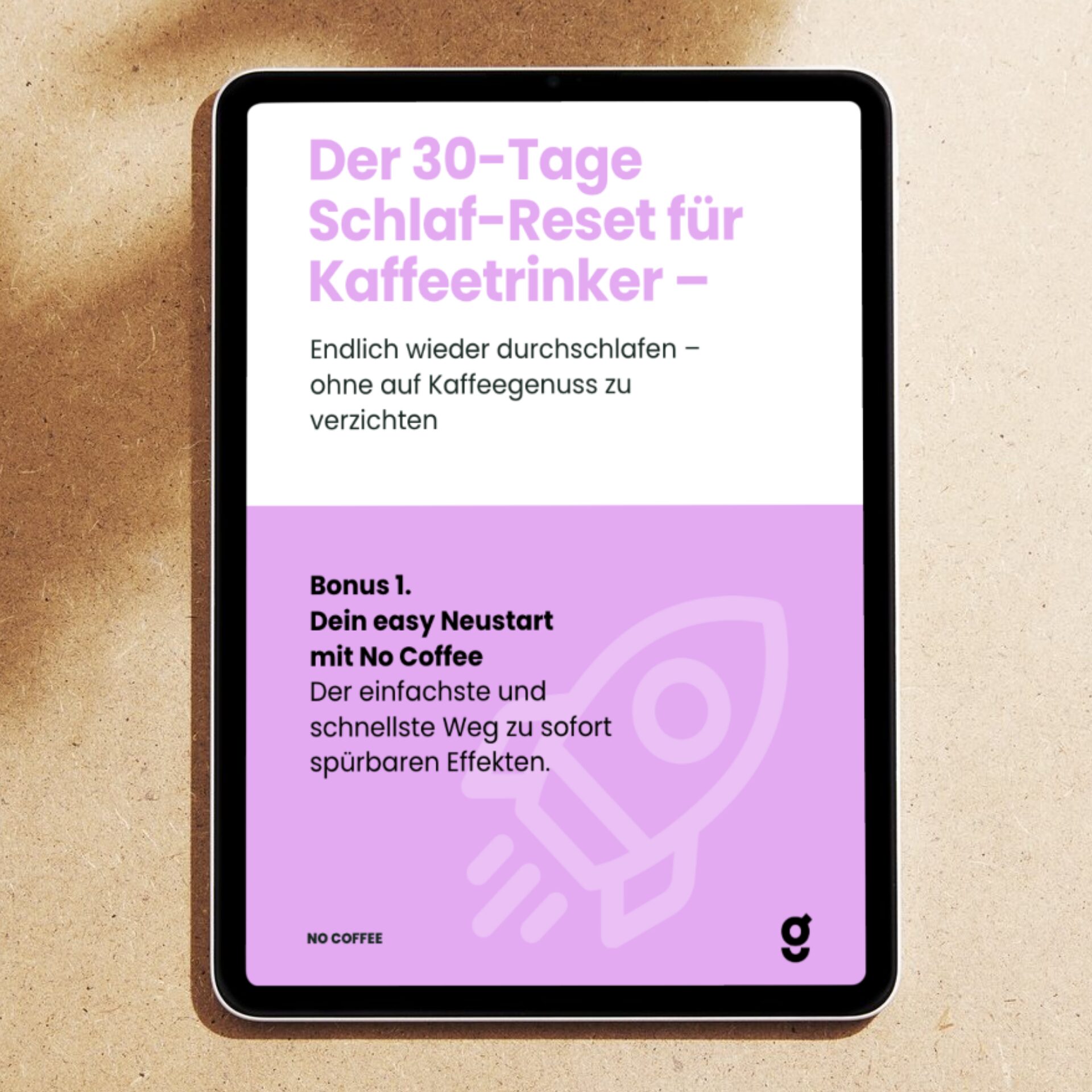 BONUS 1: Dein easy Neustart mit No Coffee